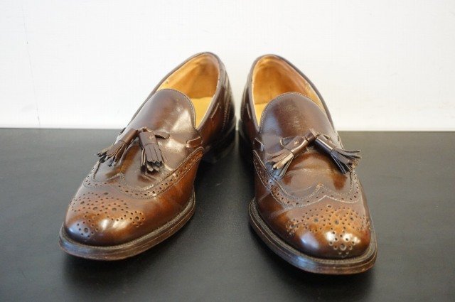 ○JOHNSTON & MURPHY PRESIDENT COLLECTION タッセルシューズ MADE IN USA_画像2