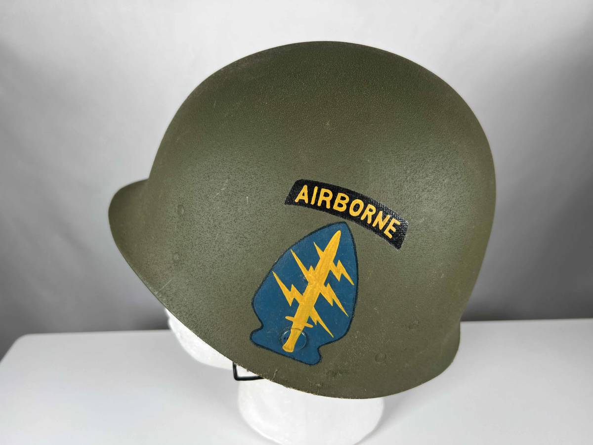  the truth thing America army America land army land army special squad green bere- empty . helmet liner paint entering beautiful goods Vietnam war secondhand goods 