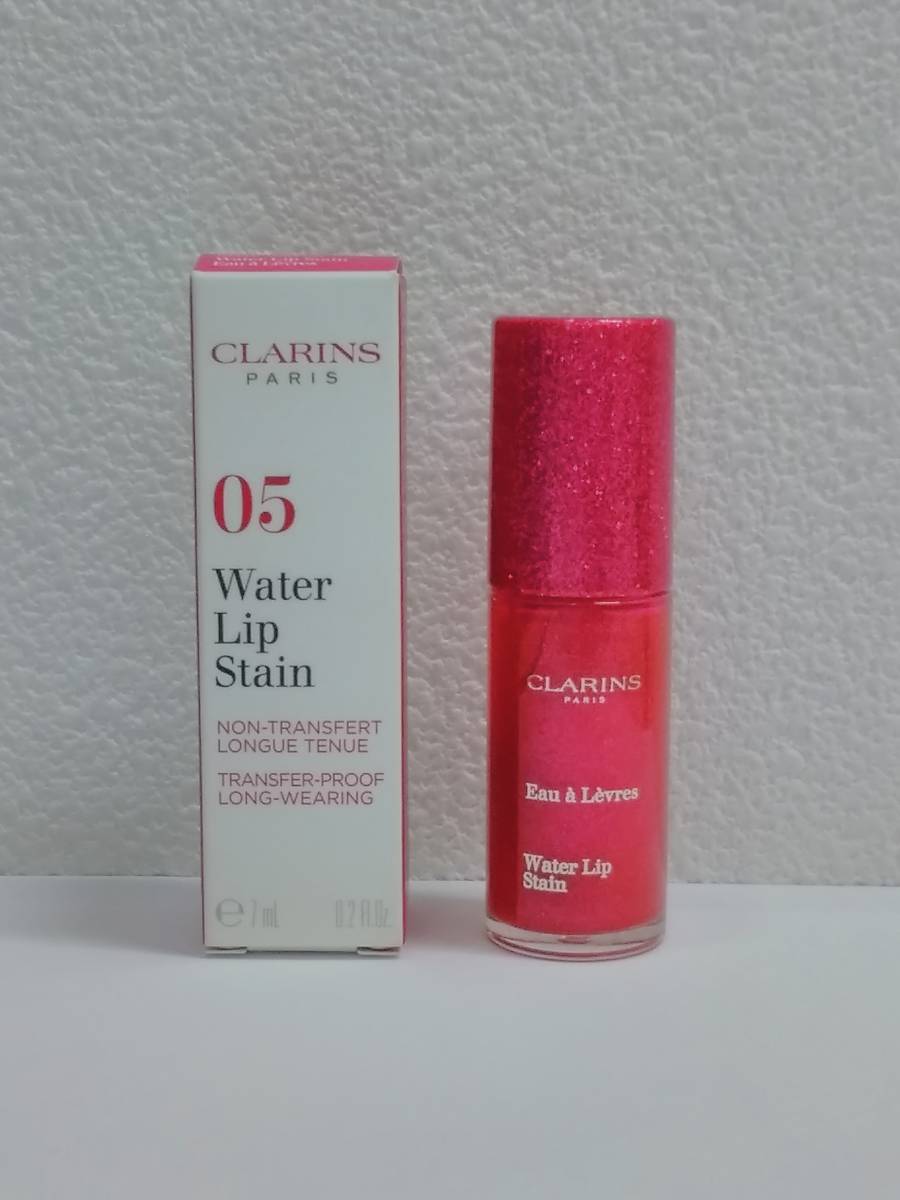 保管品 CLARINS クラランス ウォーターリップ ステイン 05 スパークリング ローズウォーター リップカラー 限定_画像1