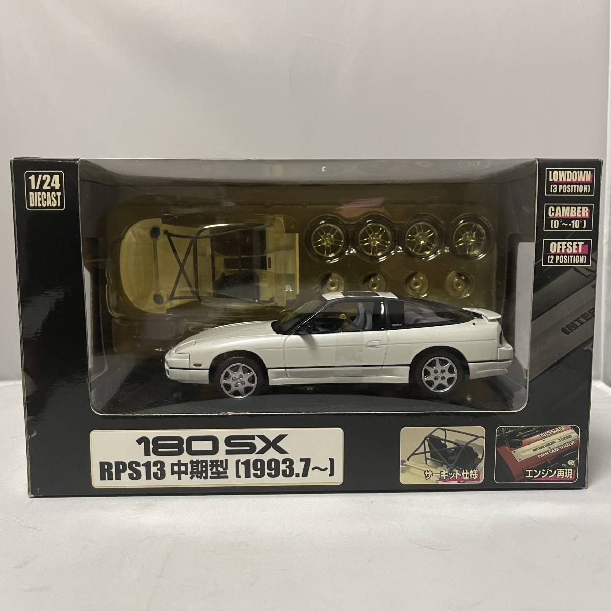 1/24 DISM 日産 180SX RS13 前期型 1990.3～ スーパーブラック