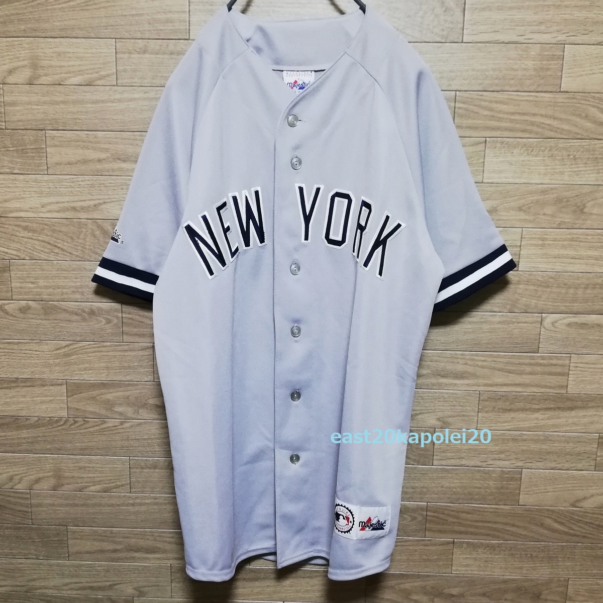 MLB ニューヨーク ヤンキース 背番号 ♯22 刺繍 ビジター レプリカ ユニフォーム ジャージ マジェスティック Majestic クレメンス カノ