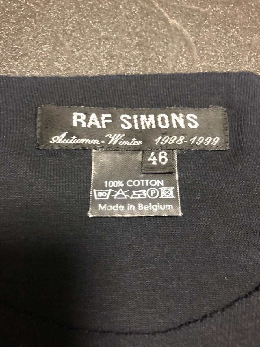 RAF SIMONS 1998-99 cut  none cut and sewn long sleeve long T 