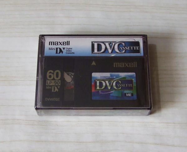 maxell DVM60SE MiniDV tape 60 minute 