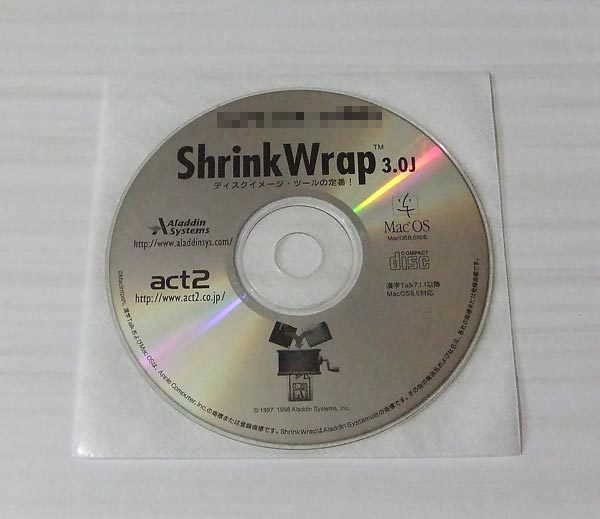 Shrink Wrap 3.0J act2 ディスクのみ_画像1