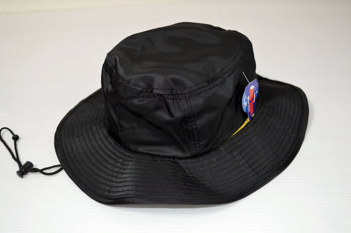  large size water repelling processing adventure hat head .61cm 10380 BK