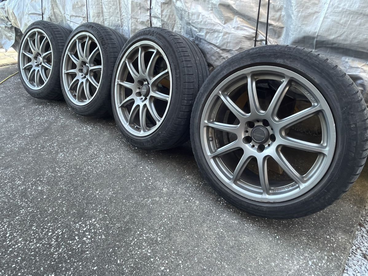 ☆★Alfa Romeo 156、147用【BS PRODRIVE GC-010Eアルミホイール】17ｘ7.5J PCD98 OF28 5Hタイヤセット_画像1