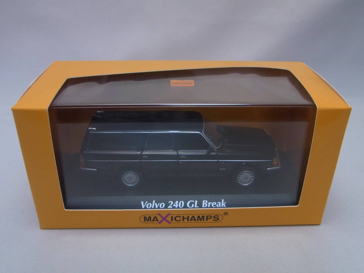 ★マニア垂涎!★VOLVO 240GL Break 1986 Black 1/43【ボルボ ワゴン エステート】★美品!★検:V40 V60 V70 V90 245 740 940 960