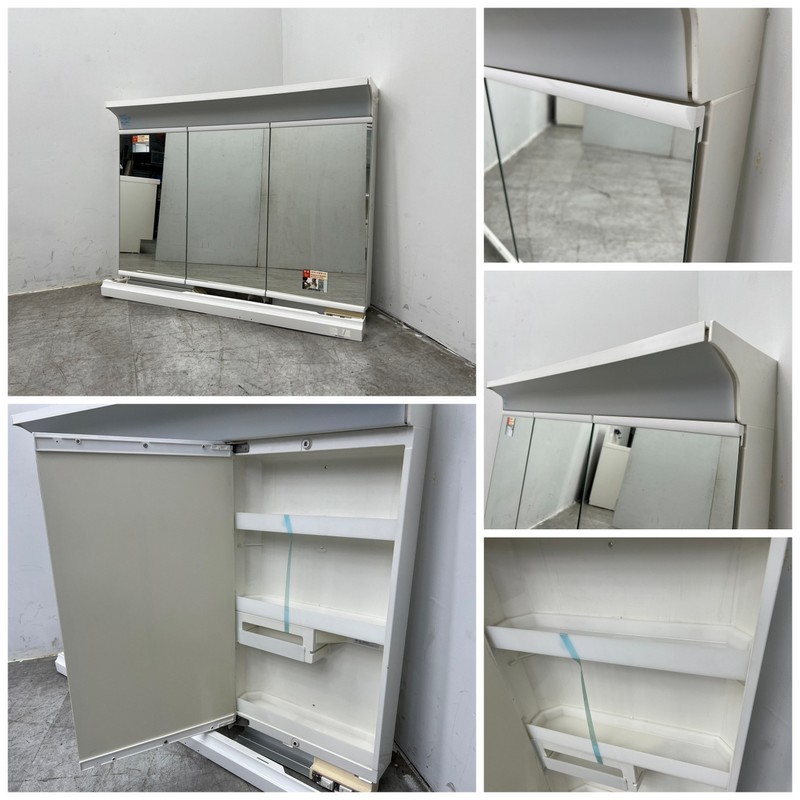 T3564☆展示美品☆イナックス☆洗面化粧台☆ミラー付き☆混合水栓