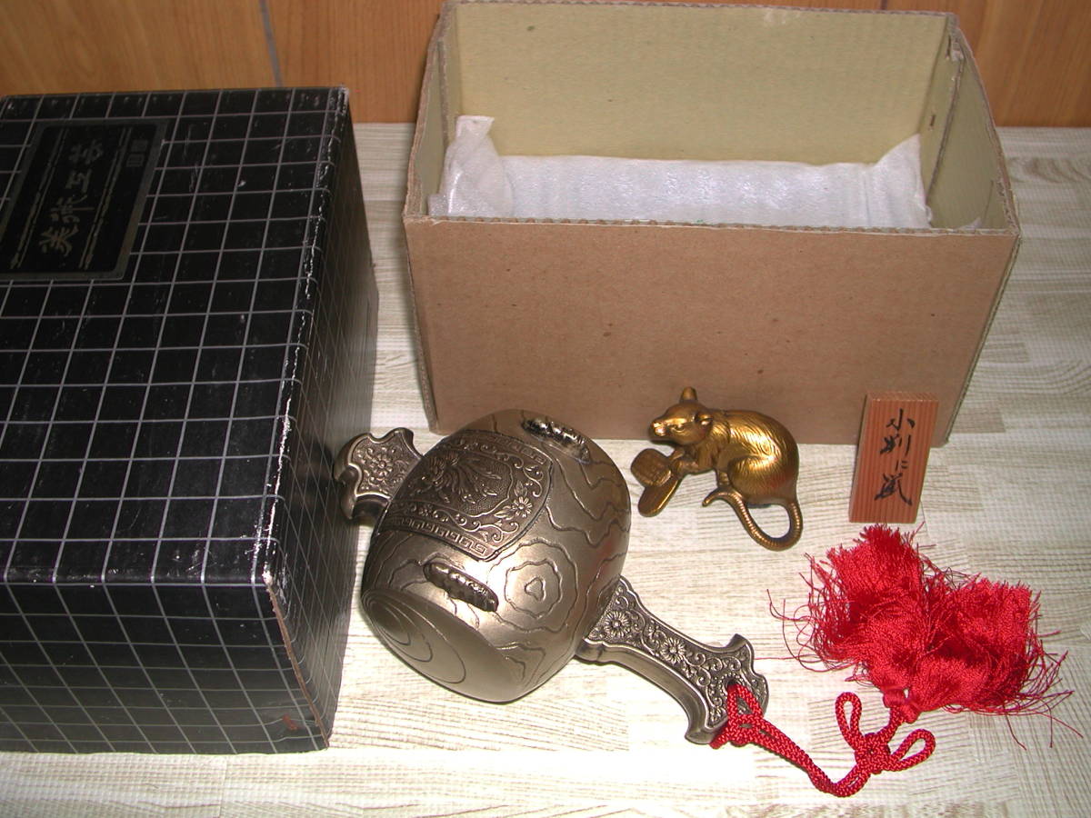 打ち出の小槌 小判に鼠 小槌 小判 ねずみ 縁起物 開運 鼠 置物 打ち出の小槌 小判に鼠 小槌 小判 ねずみ 縁起物 開運 鼠 置物