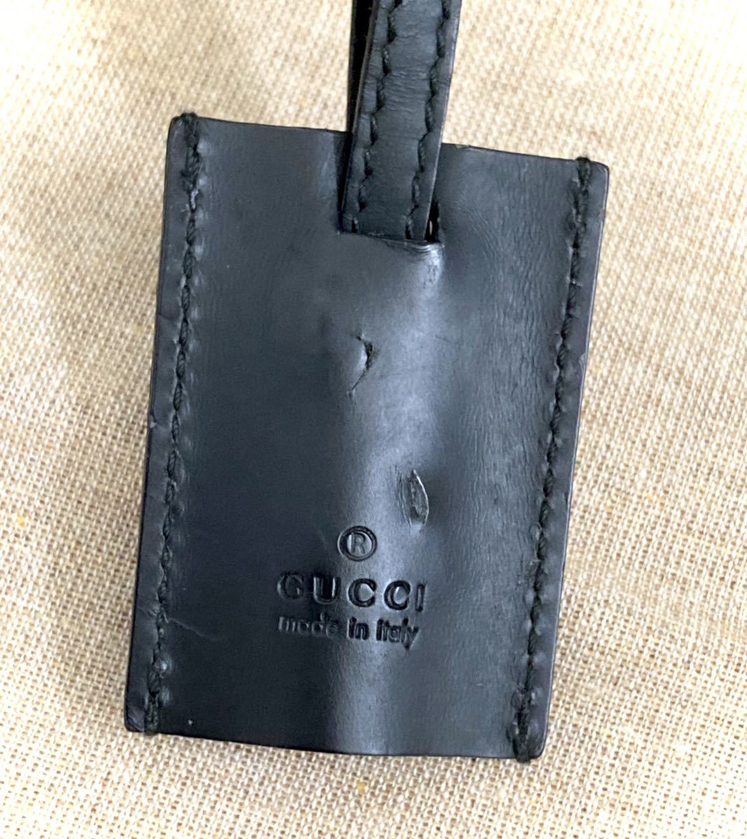 【即決/送料込み】正規品 GUCCI/グッチ レザー/本革 クロシェット キーケース ブラック/黒_画像3