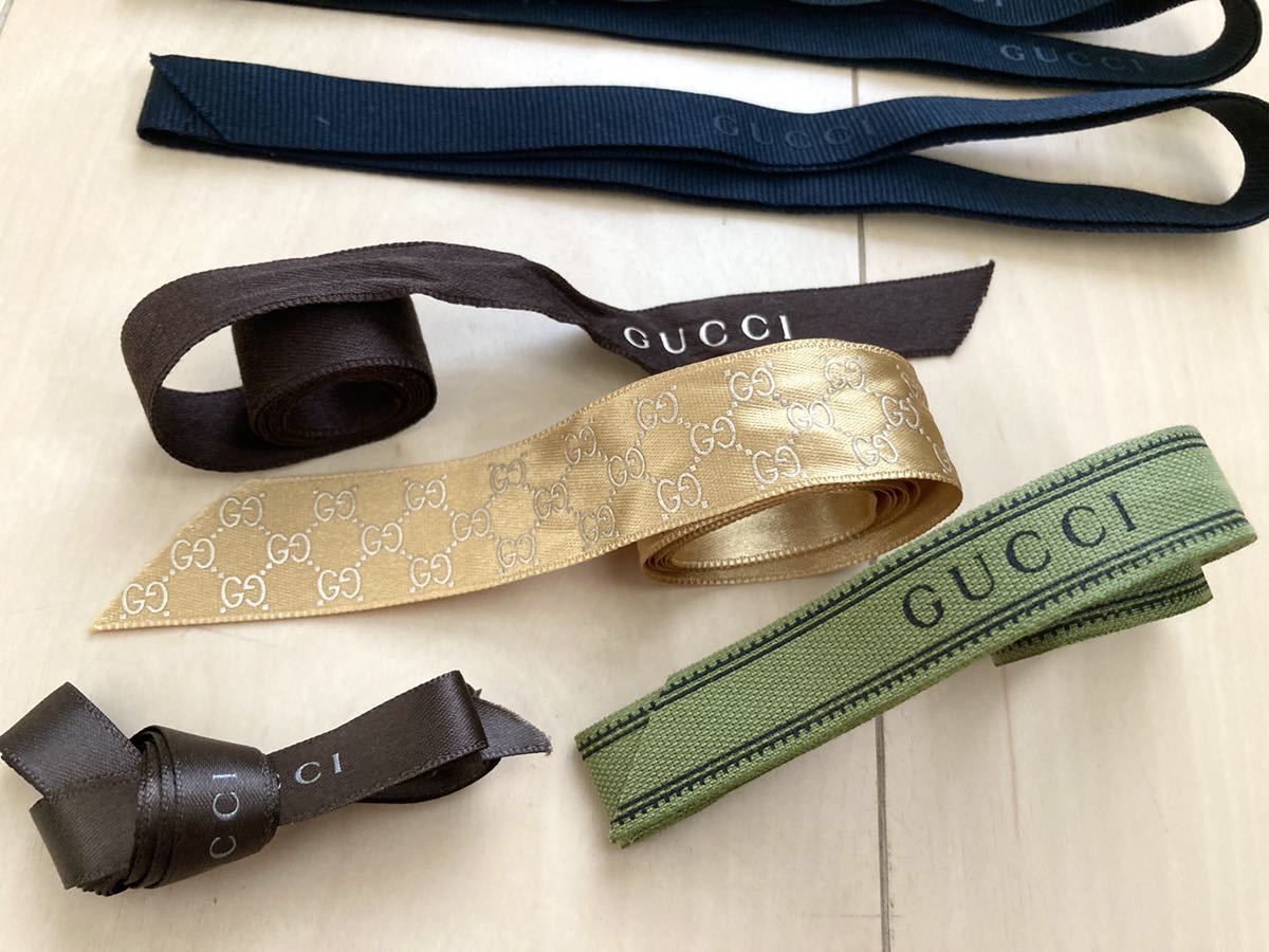 【即決/送料込み】((A))GUCCI/グッチ 純正 空箱/BOX サイズ色々13個セット(リボンもセット)_画像8