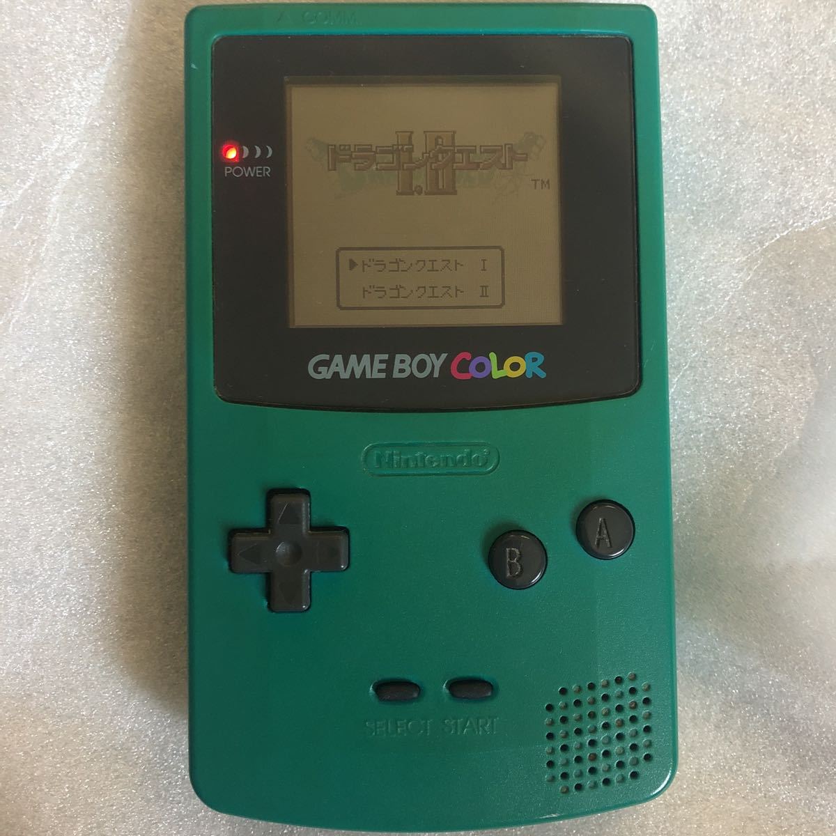 ゲームボーイカラー ☆通電確認済Nintendo 任天堂 GBC ブルーグリーン_画像8