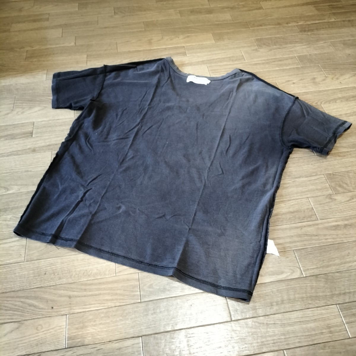 ★URBAN RESEARCH アーバンリサーチ Tシャツ カットソー トップス サイズ38 黒 ブランド古着 USED_画像5