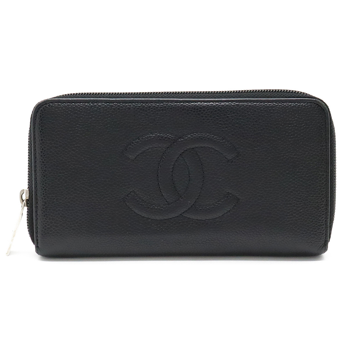 CHANEL シャネル 長財布 ココマーク 黒 ブラック-