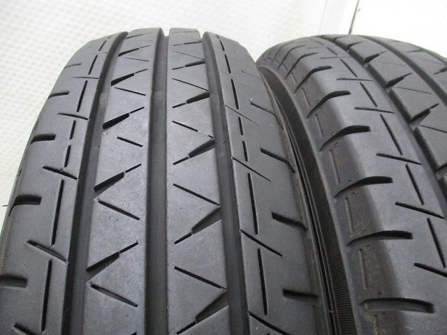 175-80R14 99/98N LT 8.5分山 ヨコハマ ブルーアースバンRY55 2021年製 中古タイヤ【2本】送料無料(M14-4765）の画像3