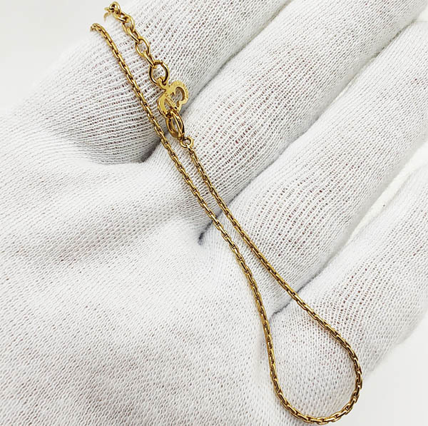 [ secondhand goods ] Dior necklace Gold GP 44cm