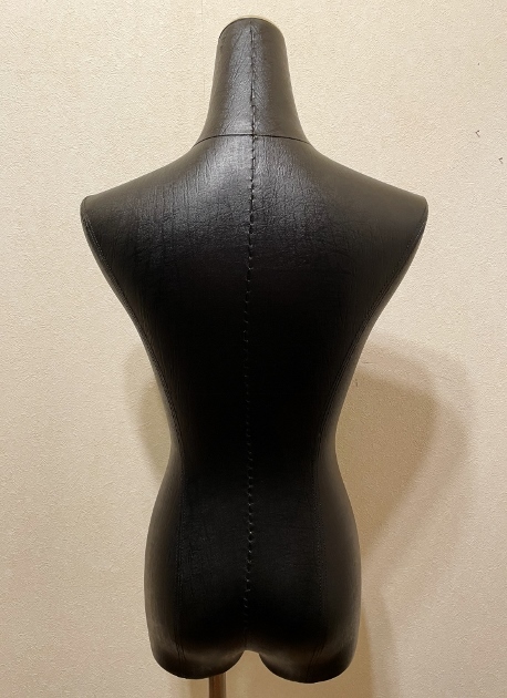  rare type pushed . black leather style 00s Old half . torso legs attaching wood -ply thickness metal foundation Hexagon hexagon lady's 2000s00 period y2k Vintage ( antique 