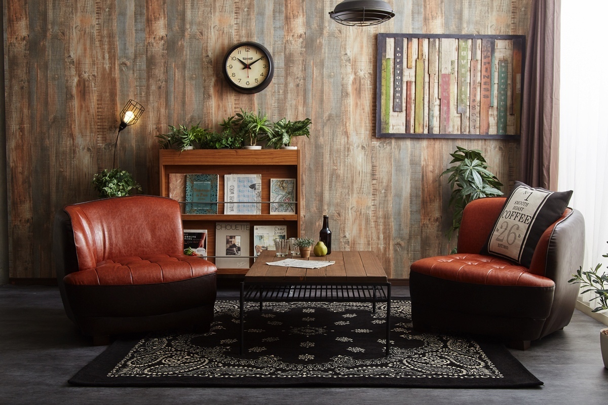 [ new goods ]Comet 2WAY two seater . sofa sofa 2 seater .2P sofa leather natural tree Brown 