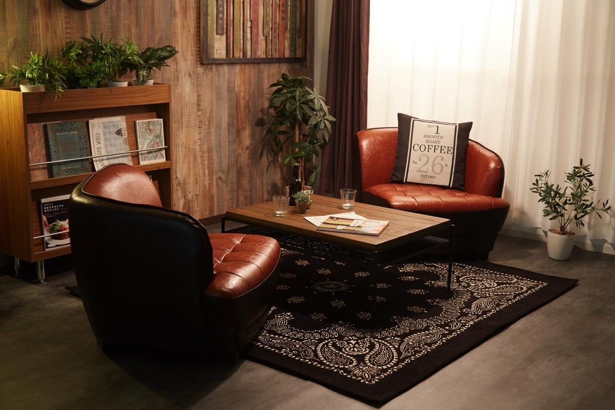 [ new goods ]Comet 2WAY two seater . sofa sofa 2 seater .2P sofa leather natural tree Brown 