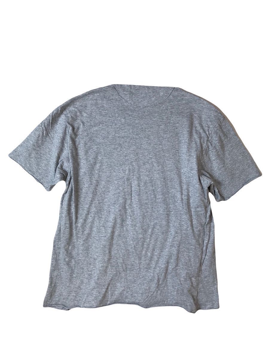 (D) MARNI マルニ ダブルフェイス コットン 半袖 Tシャツ 46 グレーの画像4