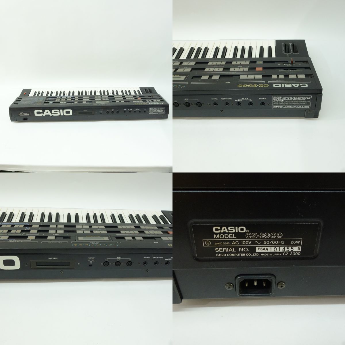 095 CASIO カシオ CZ-3000 デジタルシンセサイザー 61鍵 ※中古 095 CASIO カシオ CZ-3000 デジタルシンセサイザー 61鍵 ※中古