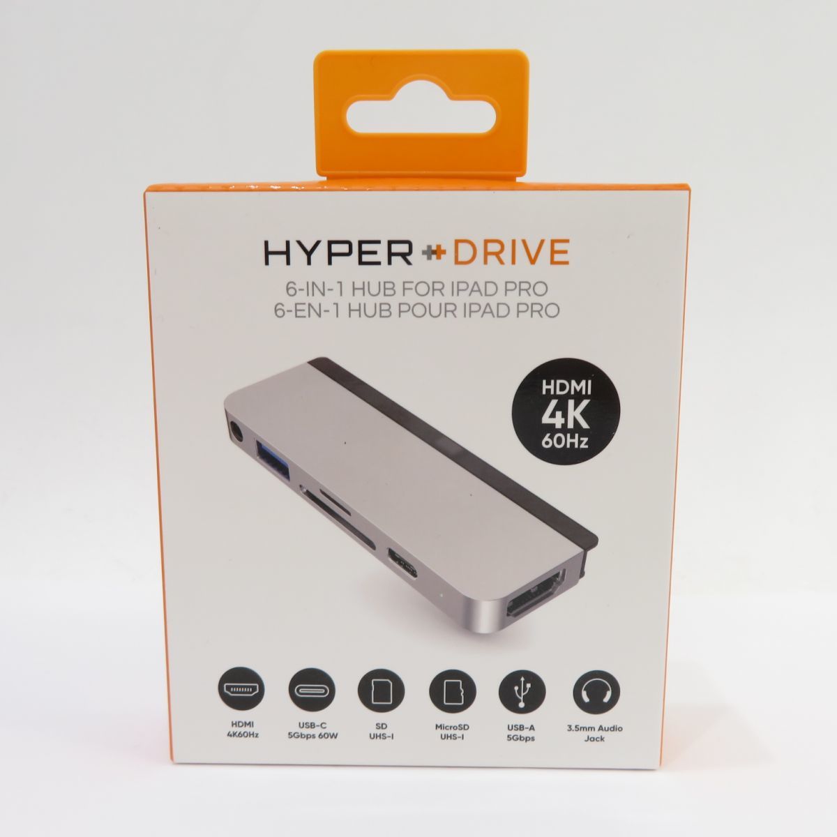 098s 【未開封】HYPER ハイパー HyperDrive 6-in-1 USB-C Hub for iPad シルバー HP16176_画像1