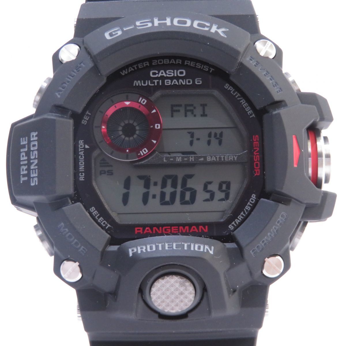 160s CASIO カシオ G-SHOCK GW-9400J-1JF RANGEMAN レンジマン タフソーラー 腕時計 ※中古美品