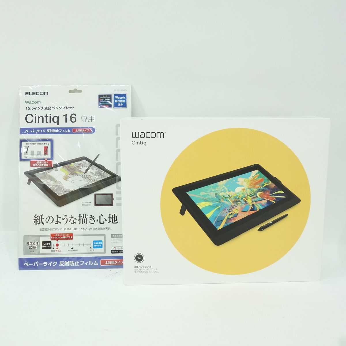 106s Wacom/ワコム Cintiq 16 15.6型フルHD液晶タブレット DTK-1660/K1