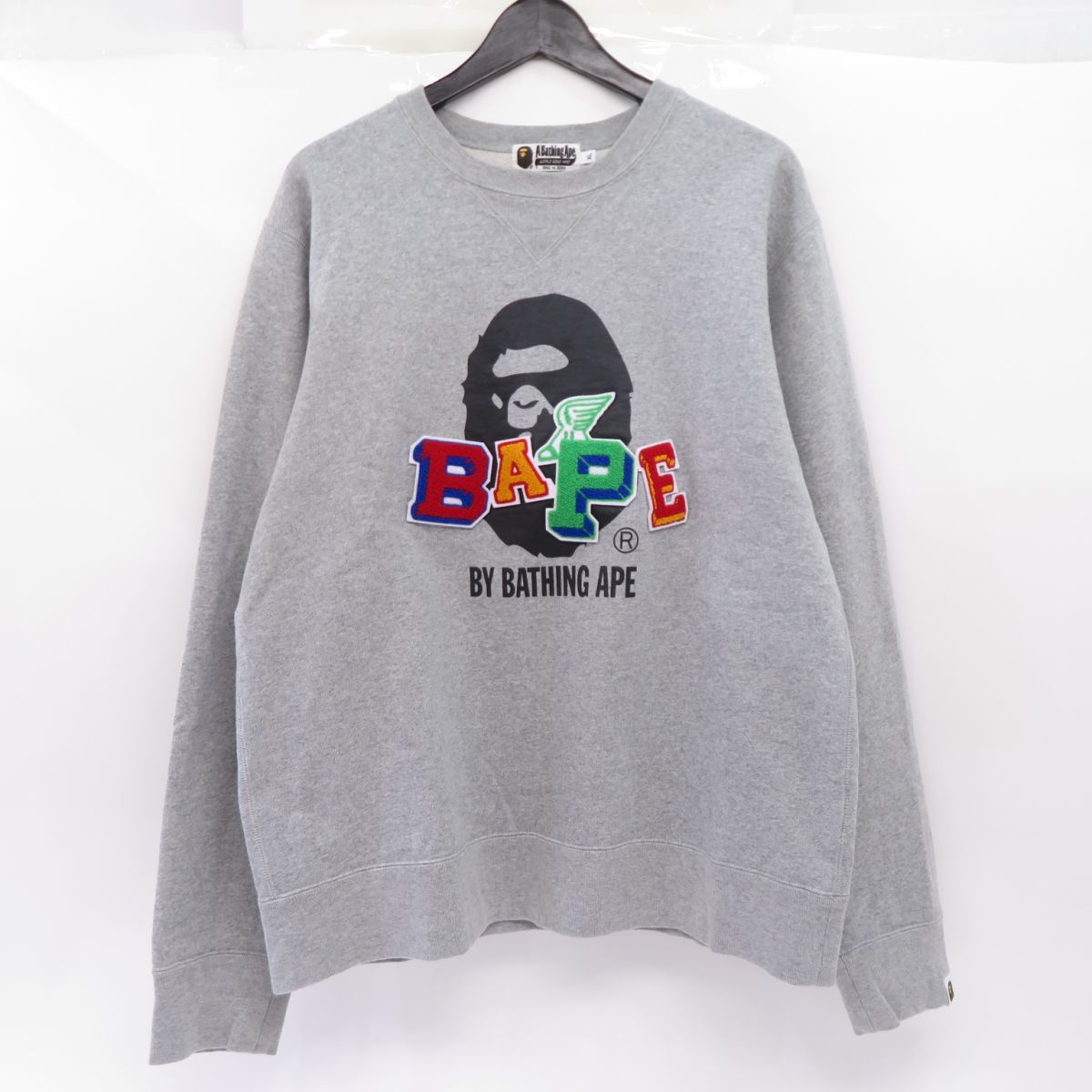 当店一番人気】 スウェット ベイプパッチクルーネック CREWNECK PATCH