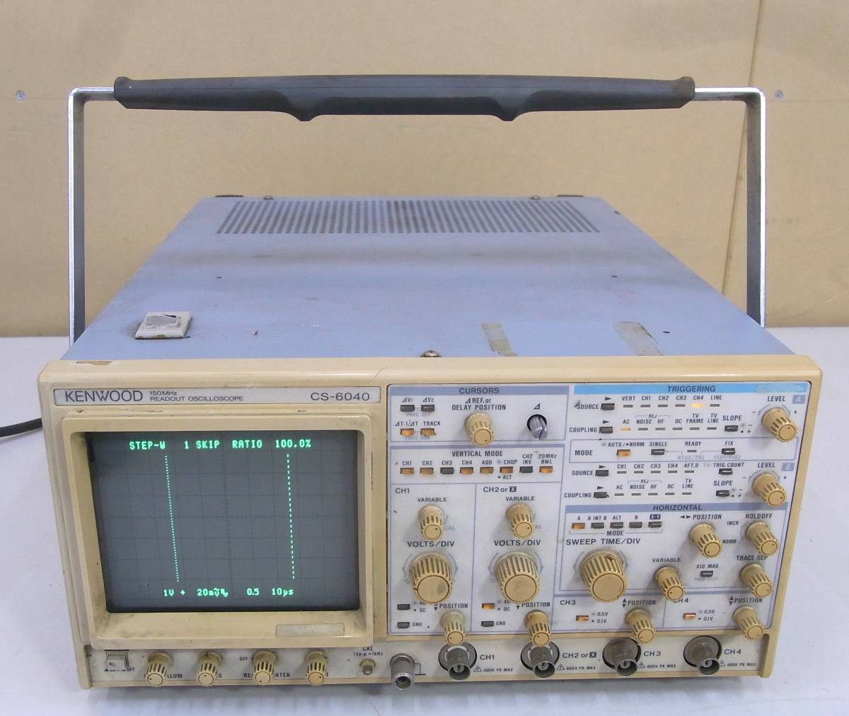 KENWOOD CS-6040 150MHz READOUT OSCILLOSCOPE 管理番号：RH-510