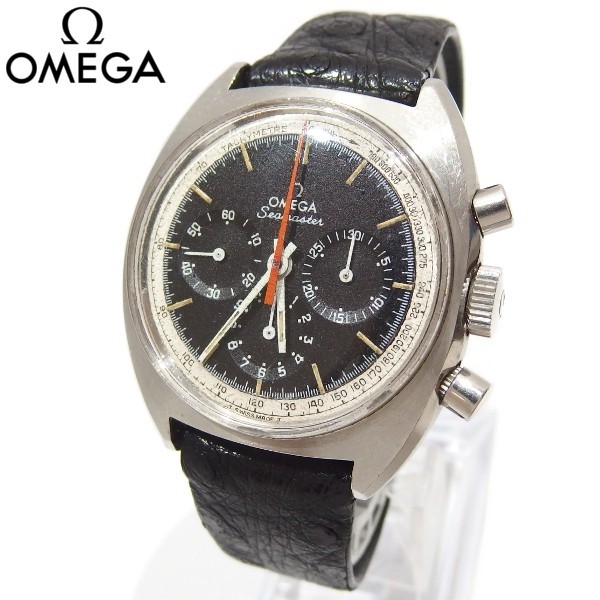 ★OMEGA Seamaster Chronograph 145.006-66 Cal.321 Ω風防 手巻き 腕時計 アンティーク オメガ シーマスター クロノグラフ★_画像1