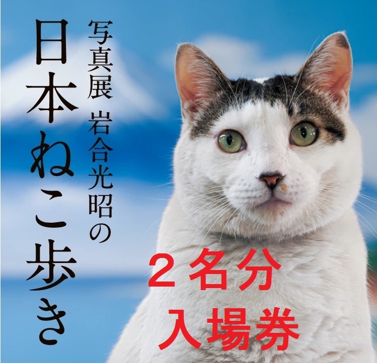 2名分☆岩合光昭の日本ねこ歩き☆チケット２枚分☆阪急梅田☆株主優待