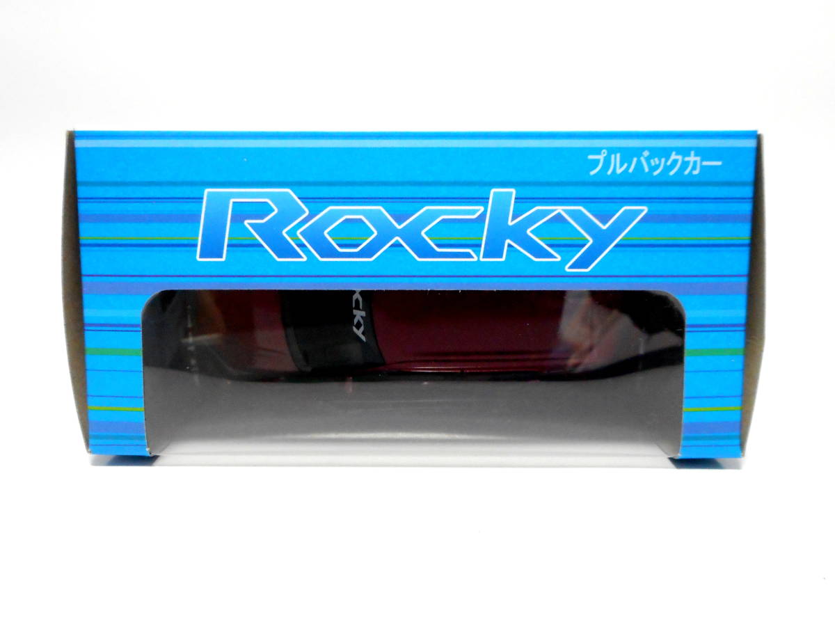 ダイハツ ロッキー プルバックカー ミニカー ファイアークオーツレッドメタリック 非売品 DAIHATSU Rocky_画像2