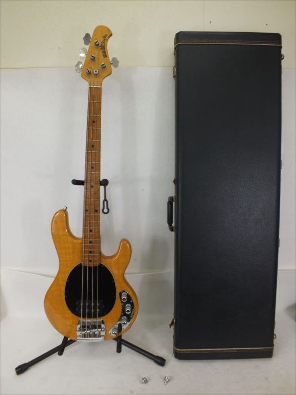 ♪ MUSICMAN Stingray 4 ネックバーズアイ ベース ハードケース付き