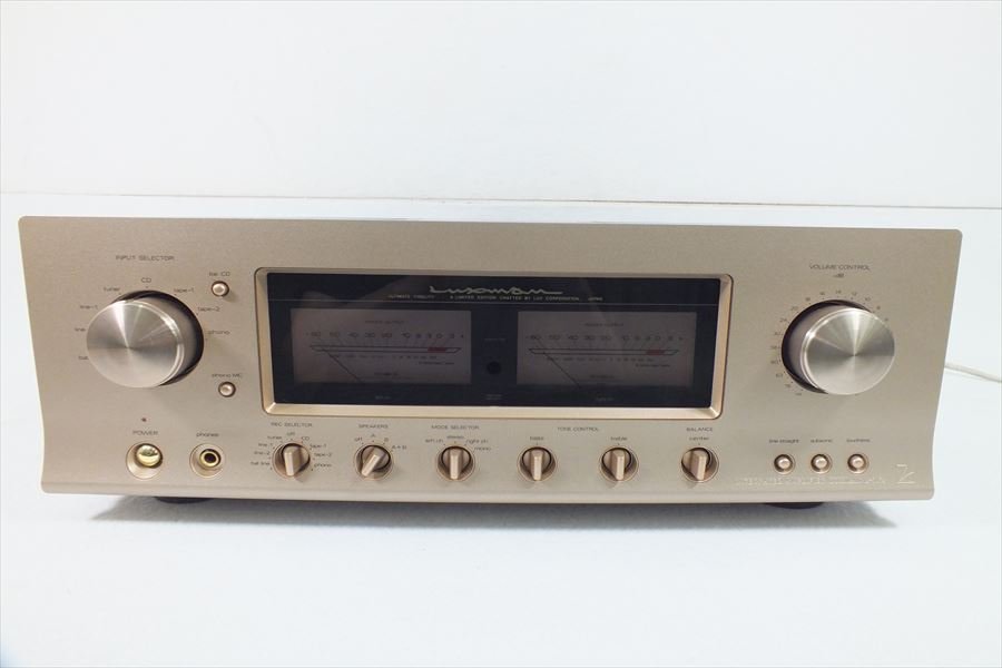 □ LUXMAN ラックスマン L-507s アンプ 取扱説明書有り 元箱付き