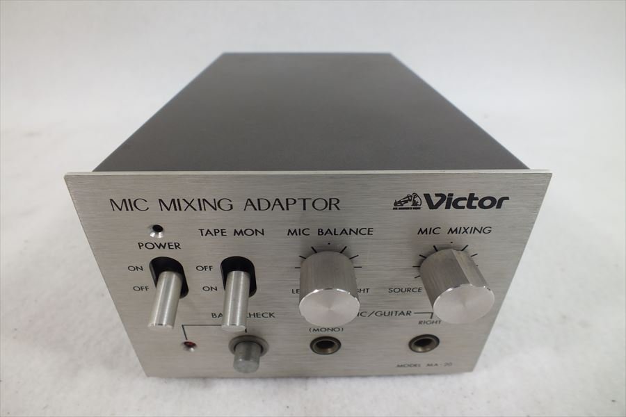 □ Victor ビクター MA-20 ミキシングアンプ 音出し確認済 中古 現状品 230706B5018_画像1