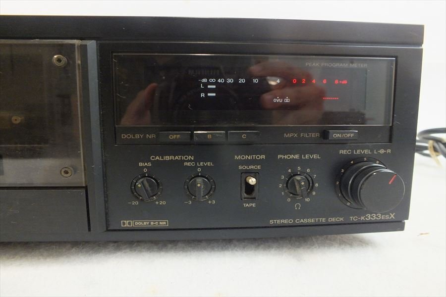 □ 鳥取発 SONY TC-K333ESA カセットデッキ 音出し BIAS調整 録音