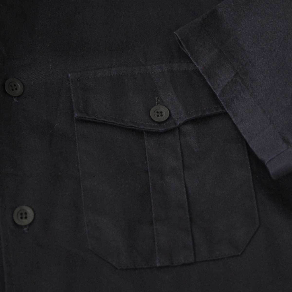 古着●アーペーセー 半袖シャツ シンプルブラック サイズ1 xwp_画像6