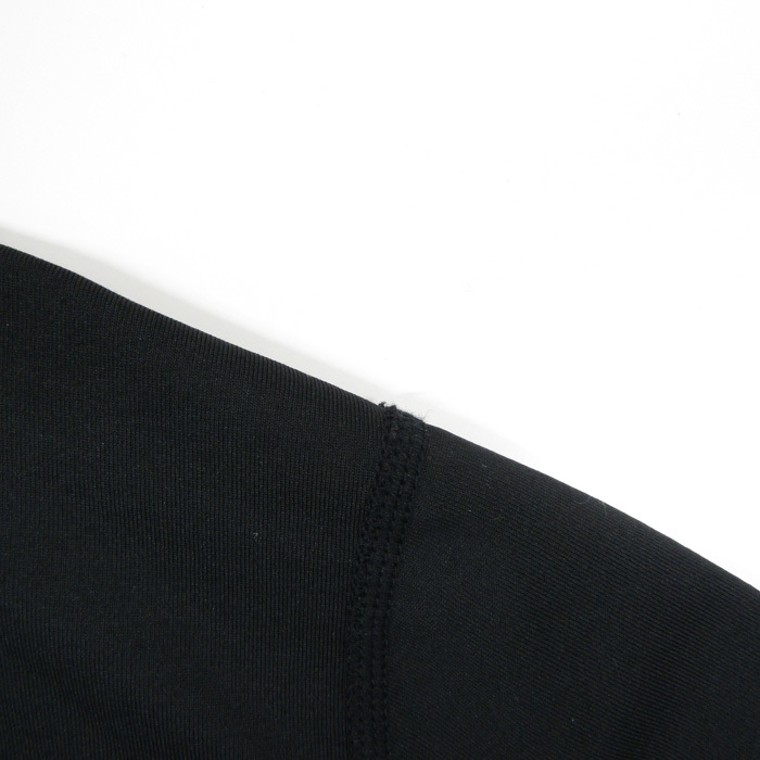 チャンピオン 半袖Tシャツ ハイネック ダブルドライ ストレッチ トップス メンズ Lサイズ ブラック Champion_画像5