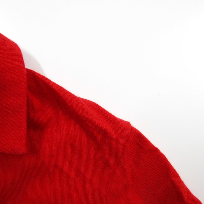 プーマ 半袖ポロシャツ フェラーリコラボ ワンポイントロゴ トップス レディース Sサイズ レッド　 PUMA_画像5