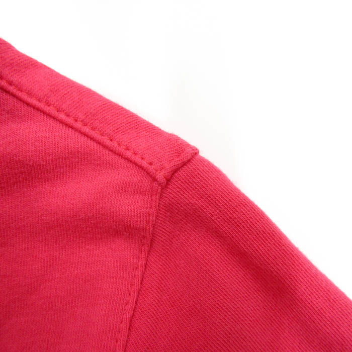 アディダス 半袖Tシャツ グラフィックT コットンストレッチ トップス レディース Mサイズ レッド adidasの画像5