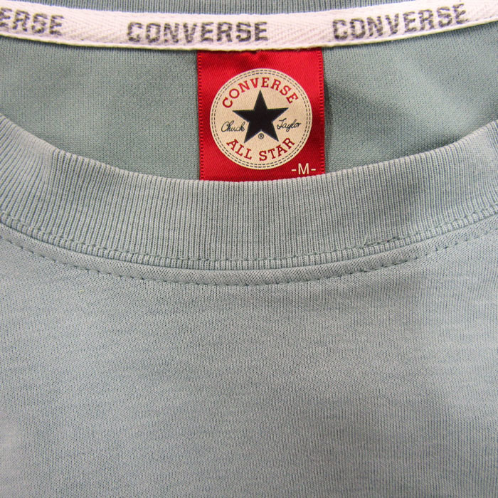 コンバース 半袖Tシャツ 胸ポケット ビッグサイズ 無地ロゴ トップス メンズ Mサイズ グリーン CONVERSE_画像7