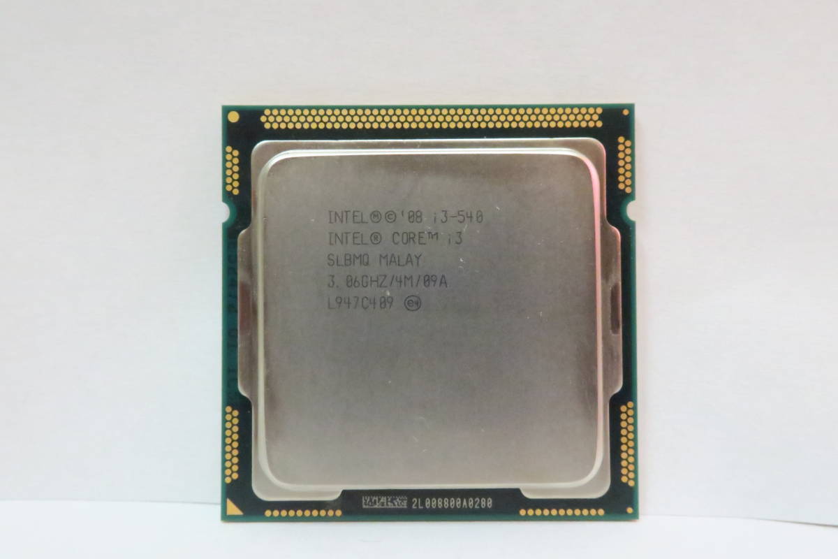 Intel Core i3-540 SLBMQ 3.06GHz LGA1156 CPU MS-7613 使用 動作品_画像1
