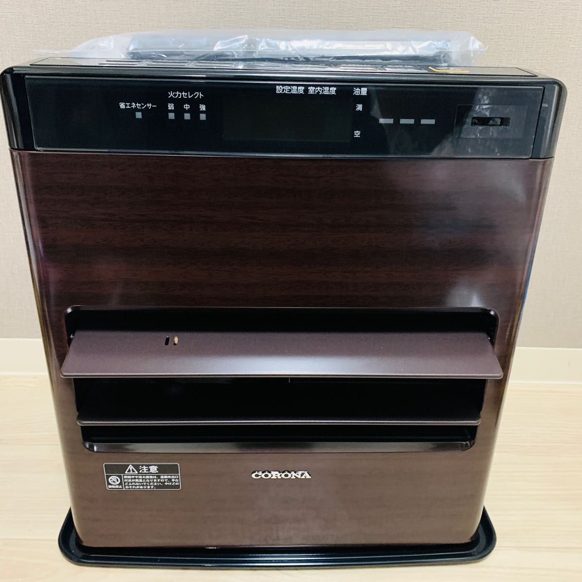 コロナ 石油ファンヒーター WZシリーズ ウッディブラウン