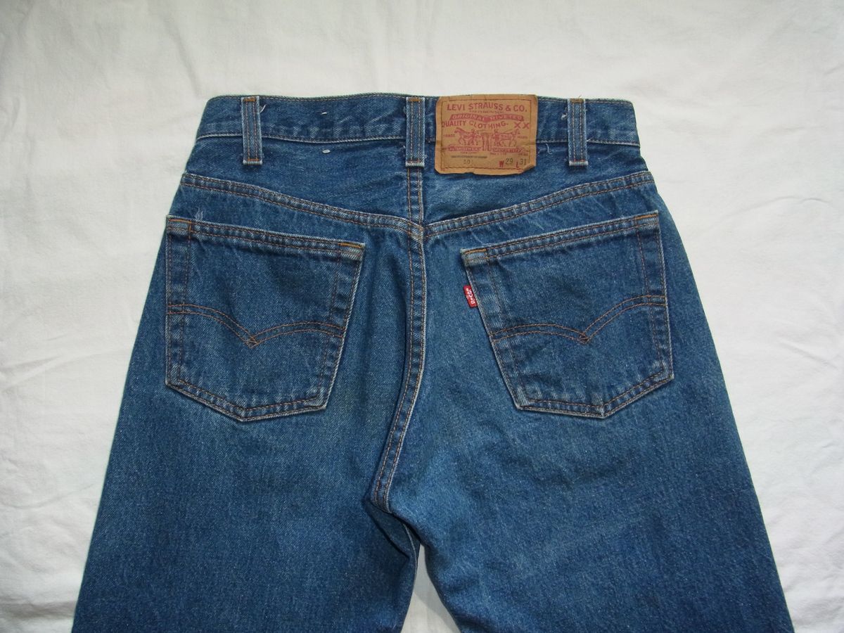 ☆ 80s USA製 Levi's リーバイス 501 デニム パンツ W29 ☆古着 1986年製造 CARE ハチマル オリジナル ビンテージ オールド 70s 90s 505_画像4