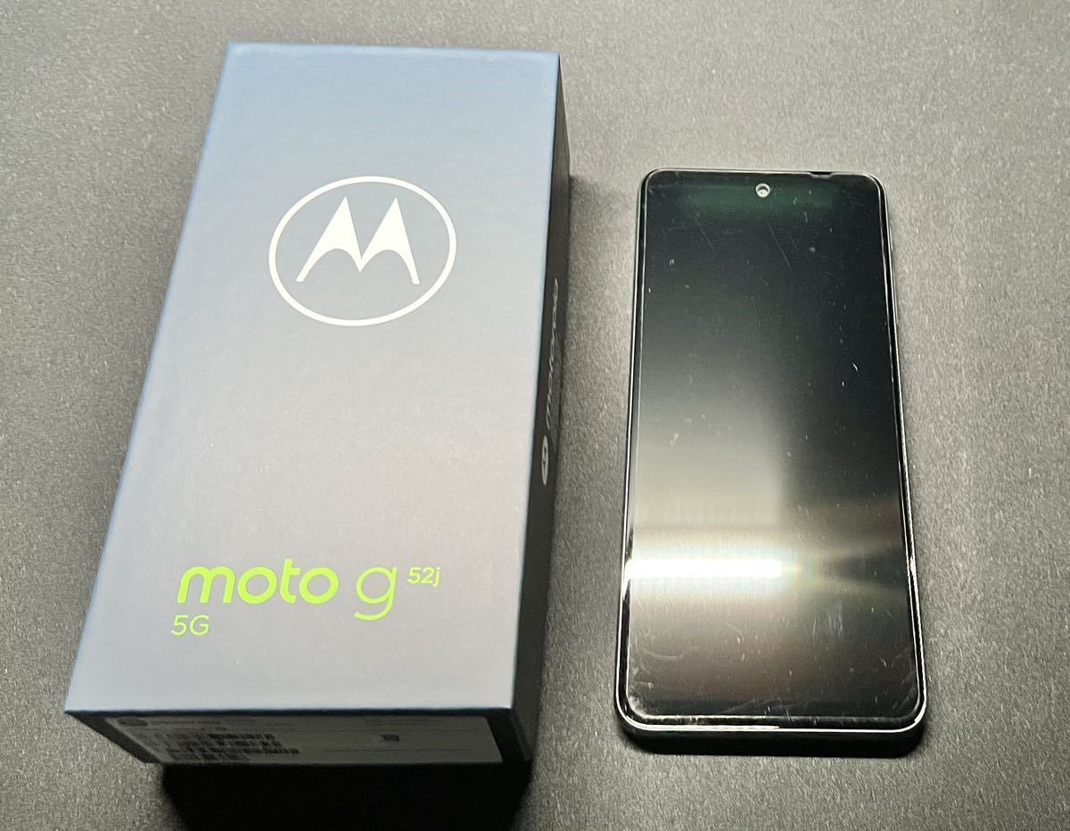 moto g52j 5G 6.8インチ メモリー6GB ストレージ128GB インクブラック