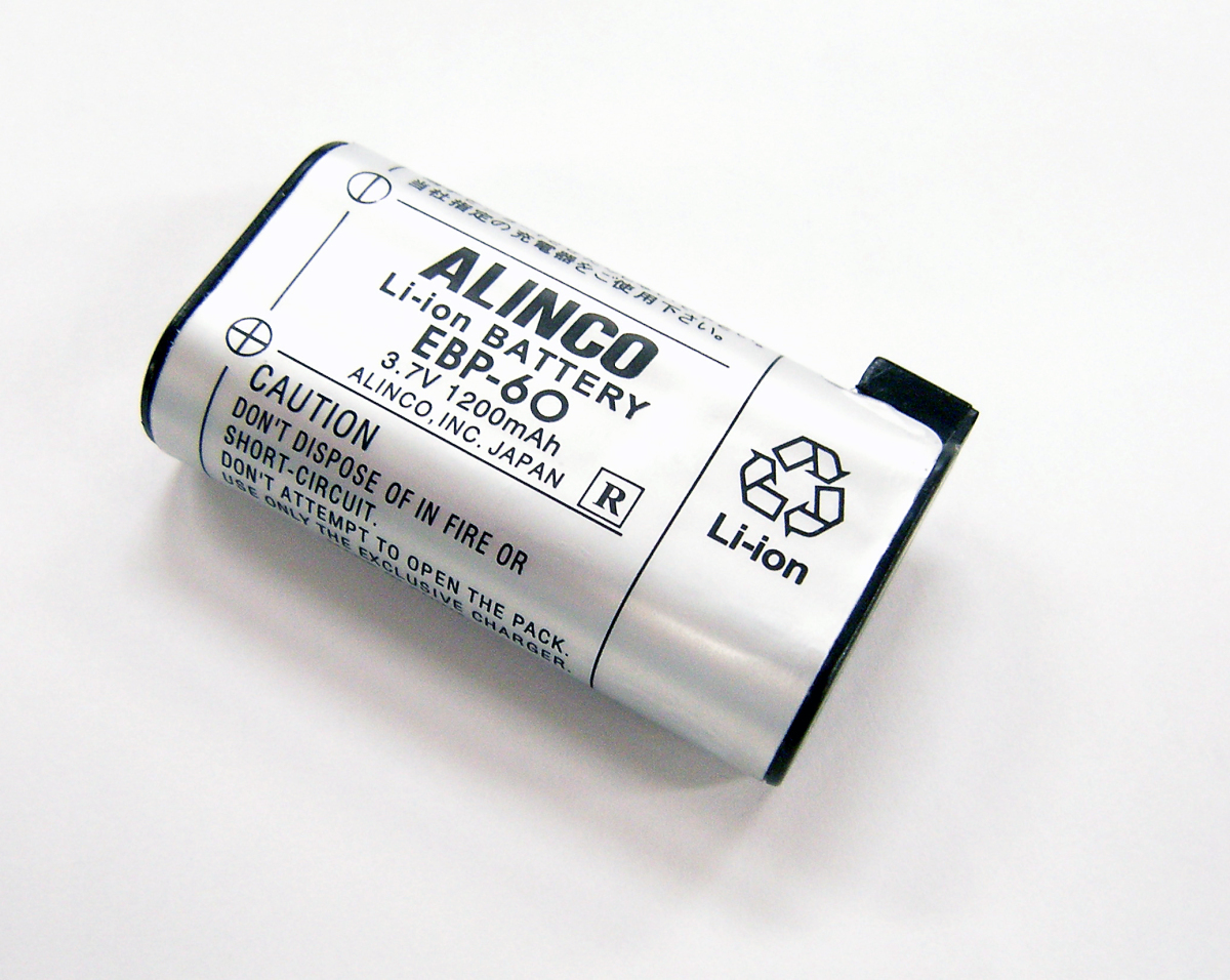  Alinco EBP-60 lithium ion battery pack 