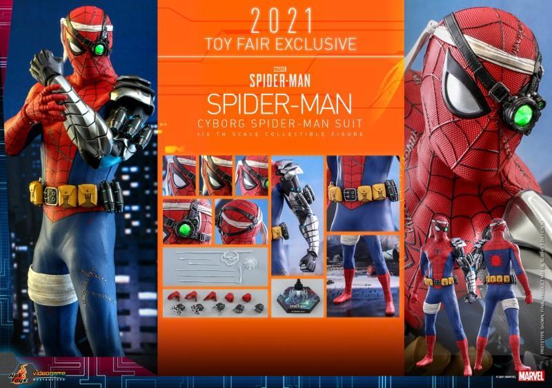 最安値で  新品未開封 ホットトイズ 等に) mms623 cyborg spiderman hottoys スパイダーマン（サイボーグ・スーツ版）1/6フィギュア(検 VGM51 その他