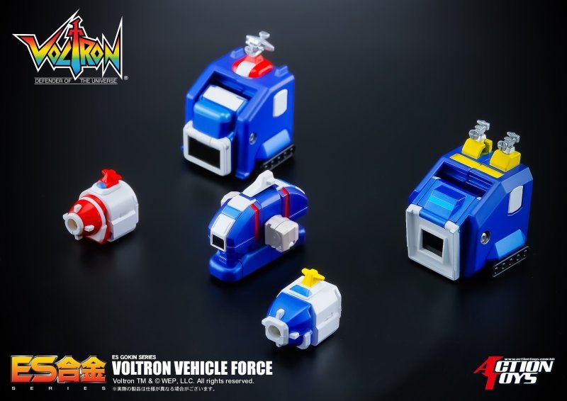 新品未開封 ACTION TOYS ES合金 ES-26 機甲艦隊ダイラガーXV ボルトロン フィギュア Voltron Vehicle Lion Force (検 bandai バンダイ)_画像4