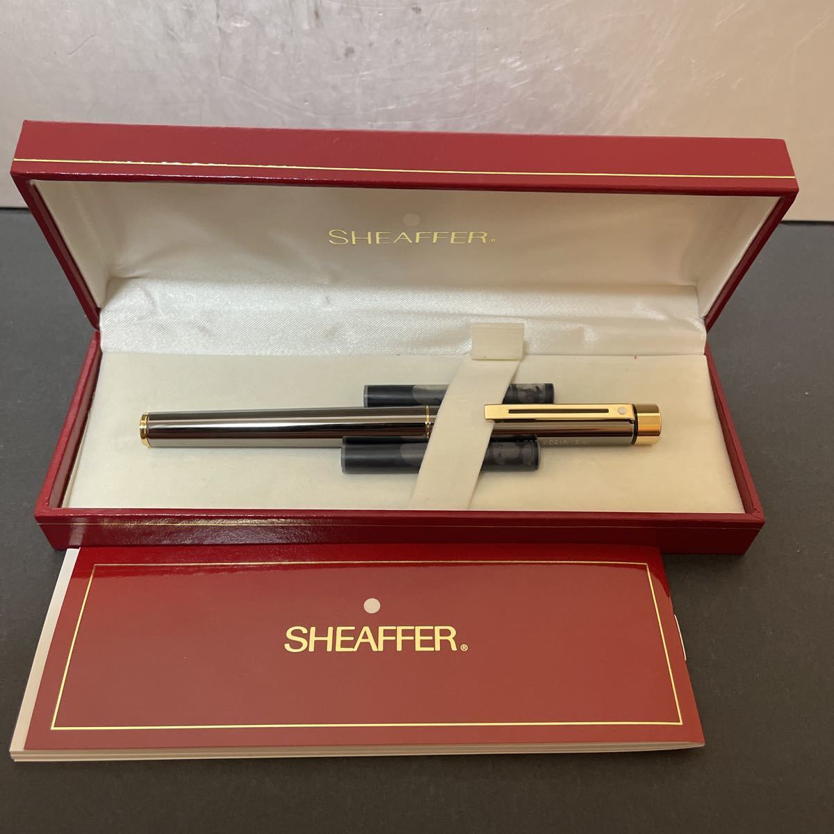 正規品】 14k 万年筆 シェーファー SHEAFFER 585 ケース付 タルガ